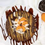 Coconut Cake and Chocolate Drizzle