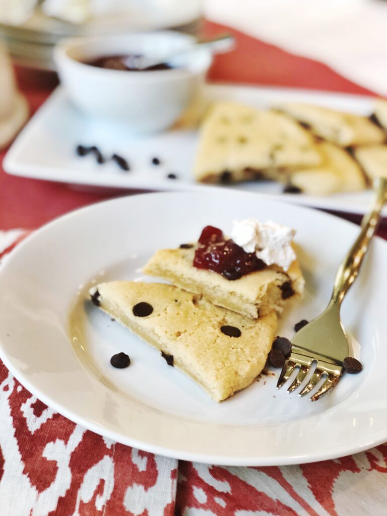 Chocolate Chip Almond Scones