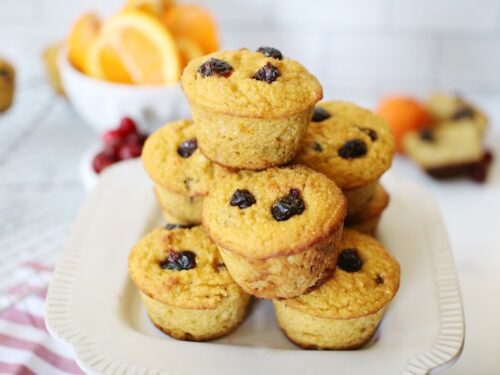 orange cranberry muffins