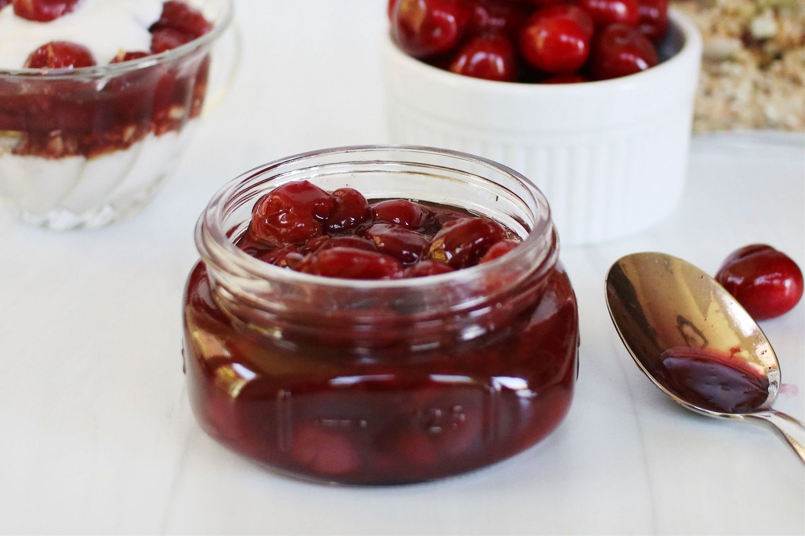 Easy Cherry Compote Recipe - Resplendent Kitchen