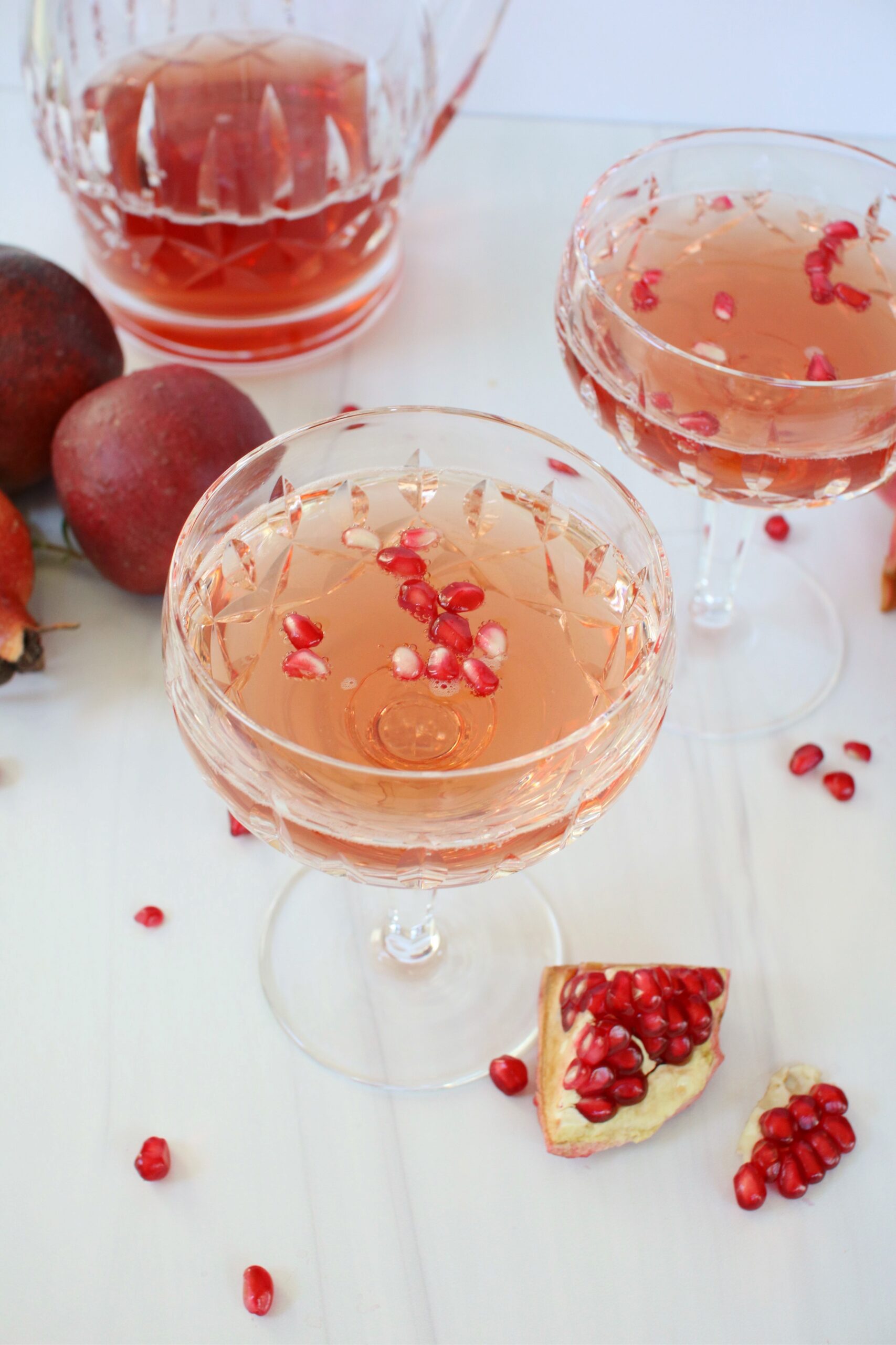 Sparkling Pomegranate Pitcher Cocktail Recipe