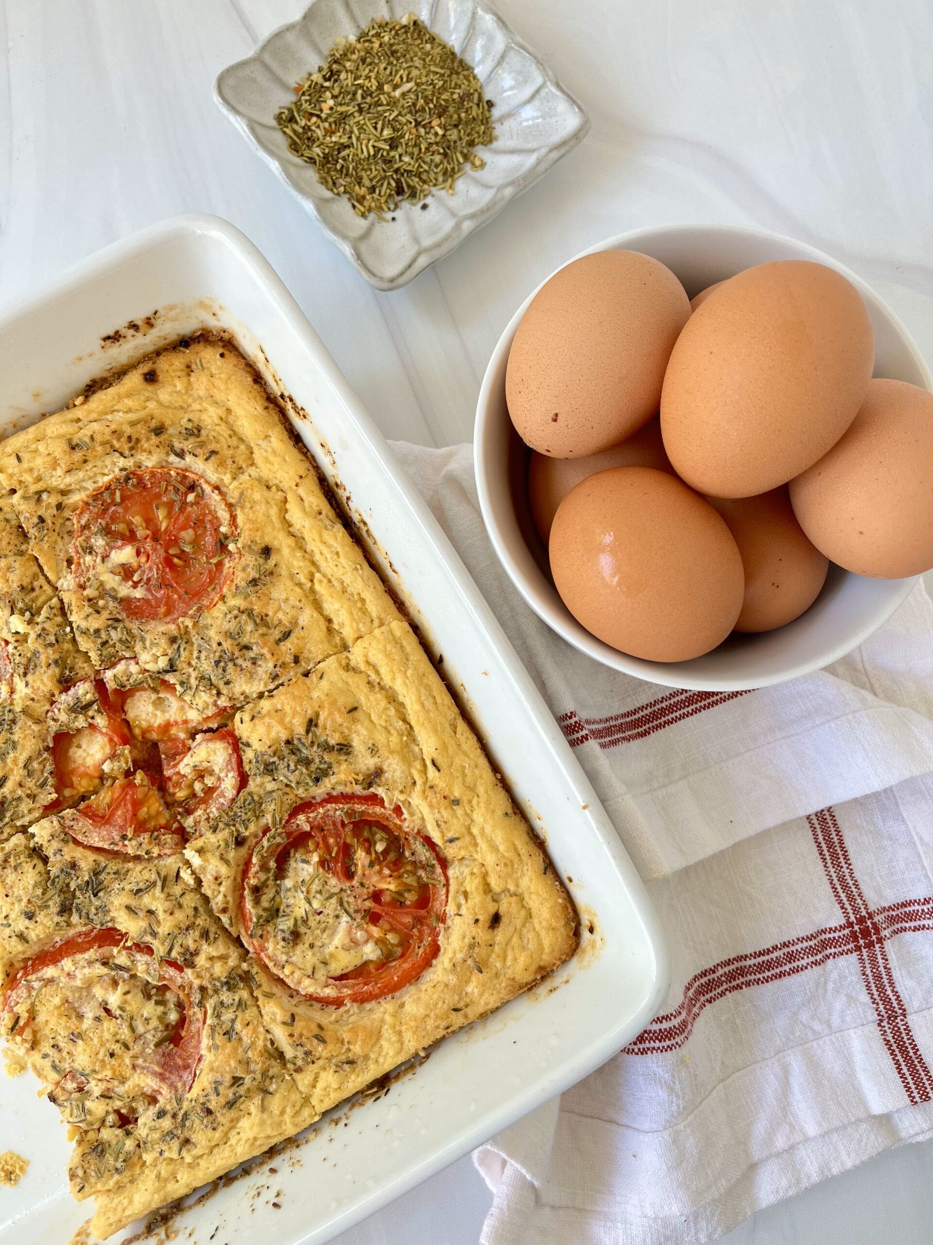 Gigi's crustless quiche